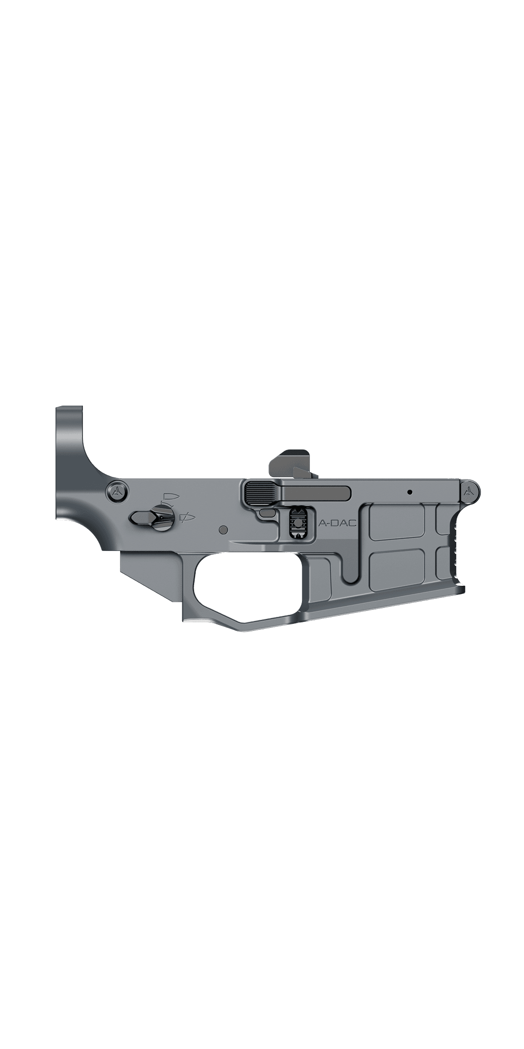 Radian A-DAC 15 Lower Receiver Grey Superb Ambidextrous Stripped AR-15 Lower 2 Radian A-DAC 15 Lower Receiver Grey grey ambidextrous AR-15 lower