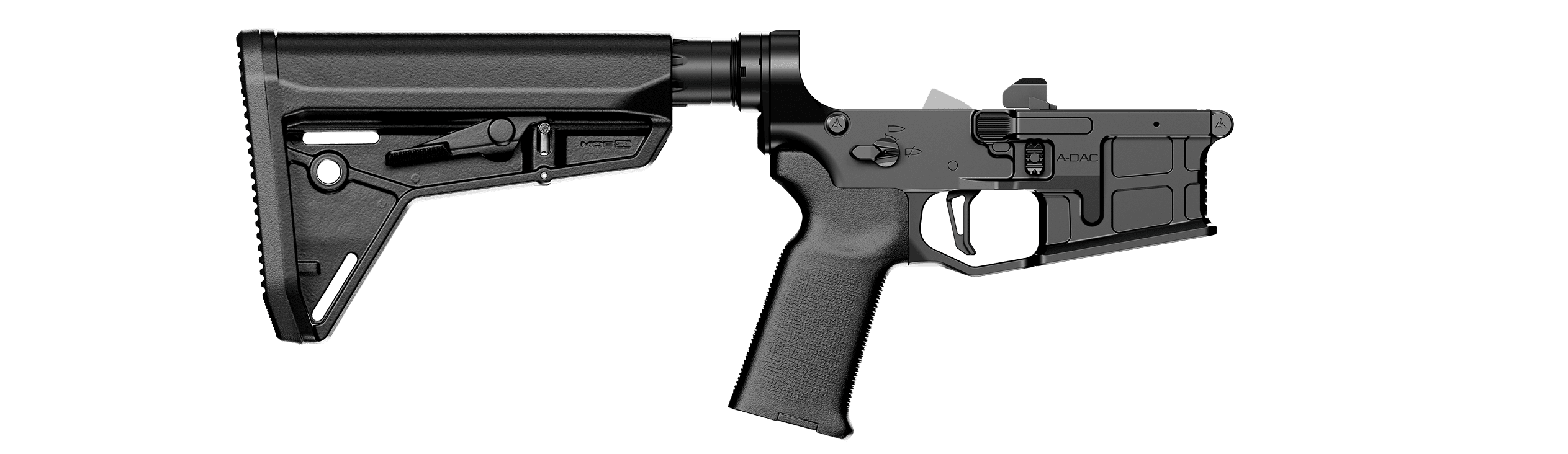Radian A-DAC 15 Complete Rifle Lower Superb Ambidextrous AR-15 Lower, Black 3 Radian A-DAC 15 Complete Rifle Lower black ambidextrous AR-15 lower